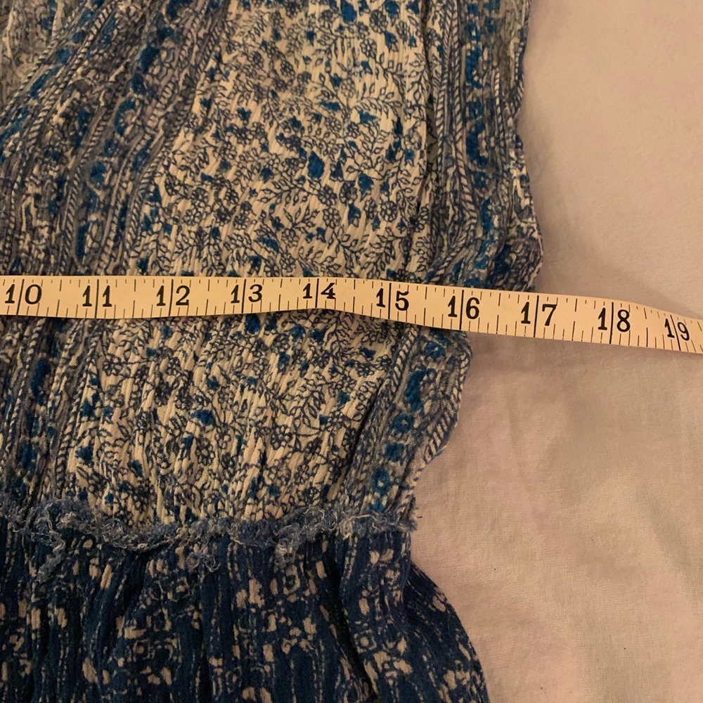 Free People Arizona blue floral romper (M) - Picture 8 of 8